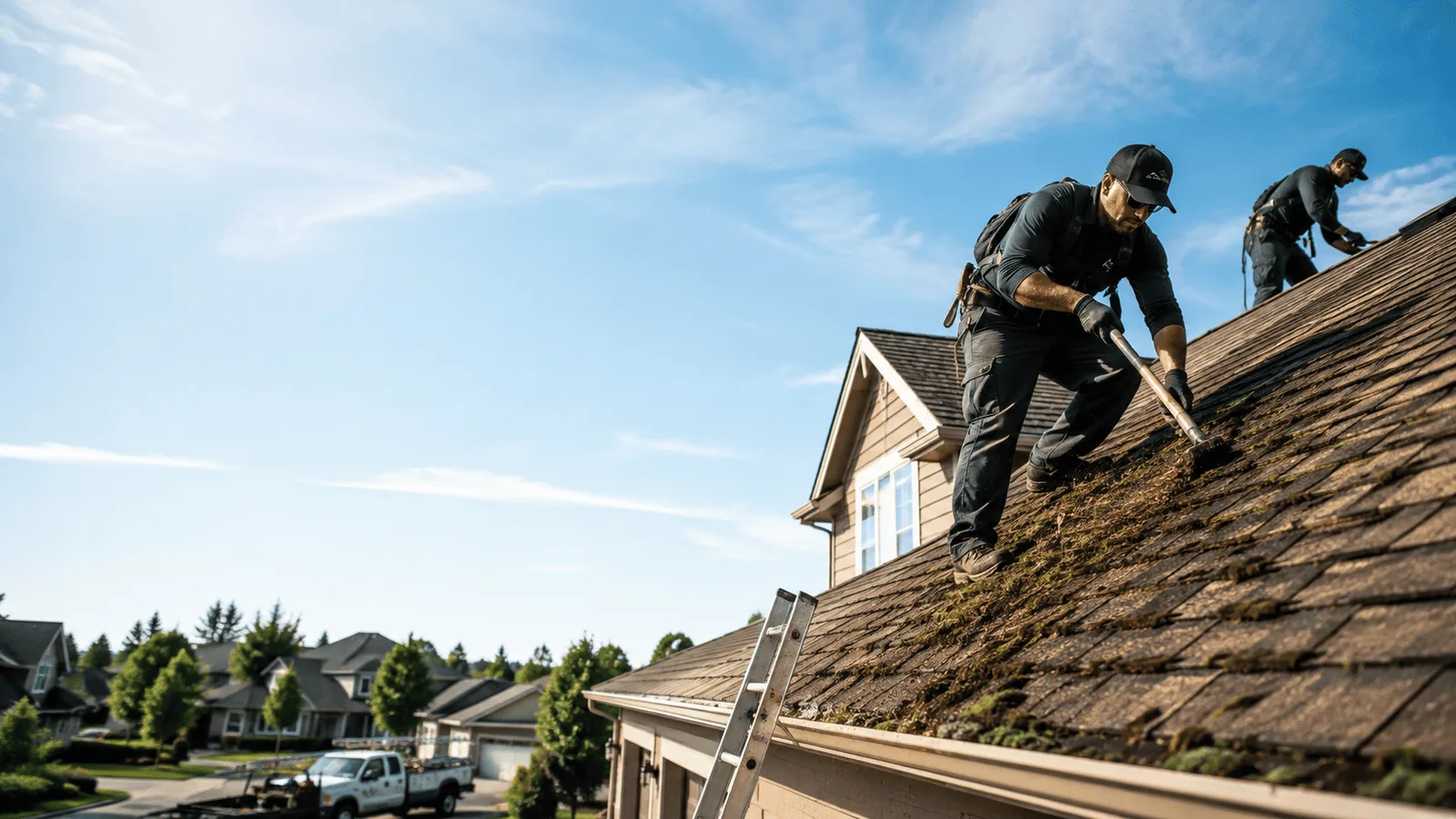Roof Moss Removal in Lesage, WV near me